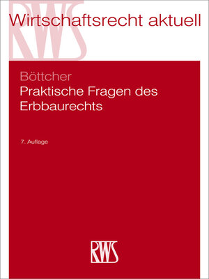 cover image of Praktische Fragen des Erbbaurechts